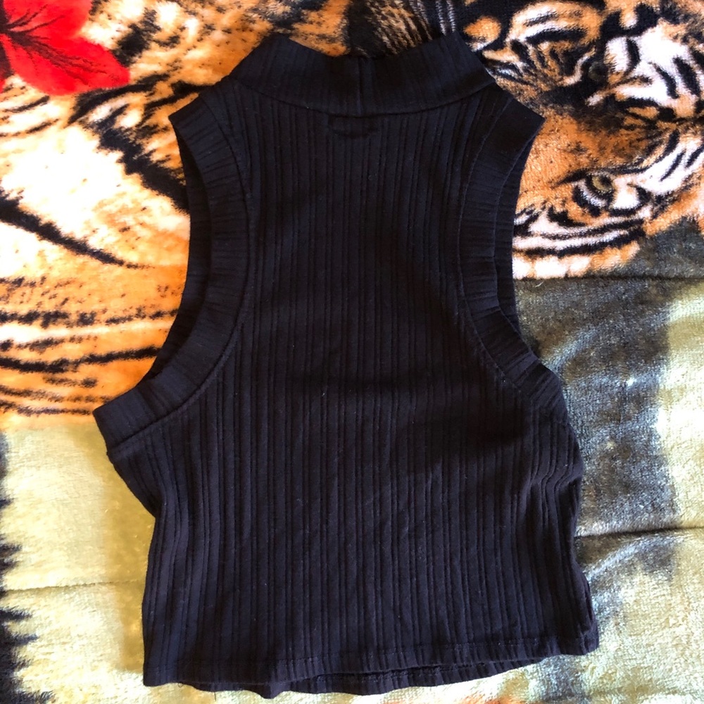 Black Crop Top